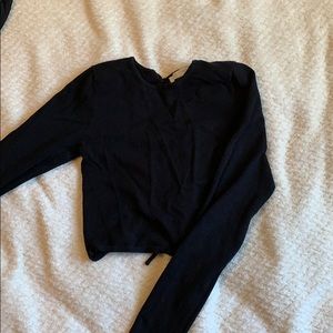 Long Sleeve Crop Top